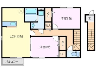 ペスカ　フィオーレの物件間取画像